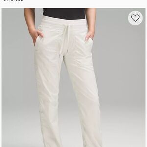 Lululemon Athletica White Track Pants Relaxed Fit